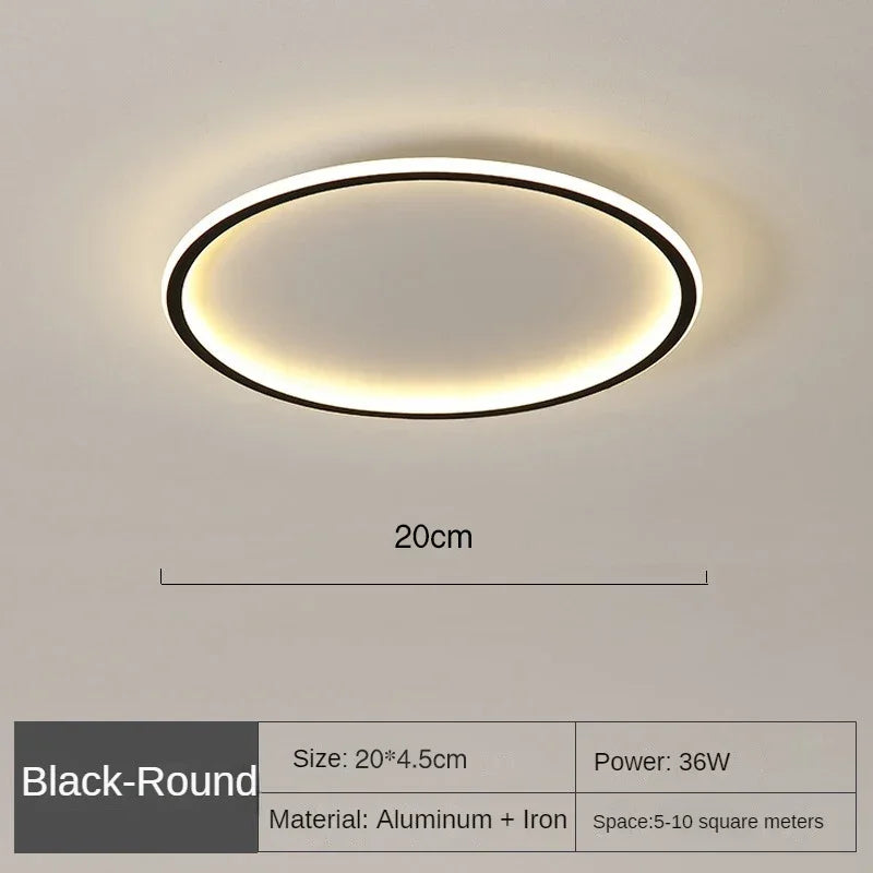 NoorderlichtBol - Scandinavian Round Ceiling Lamp