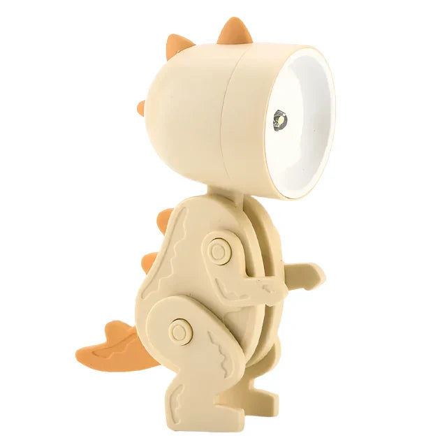 DinoGlow – Lámpara de mesa LED de dinosaurio con sombra para habitación infantil | Regulable y ajustable
