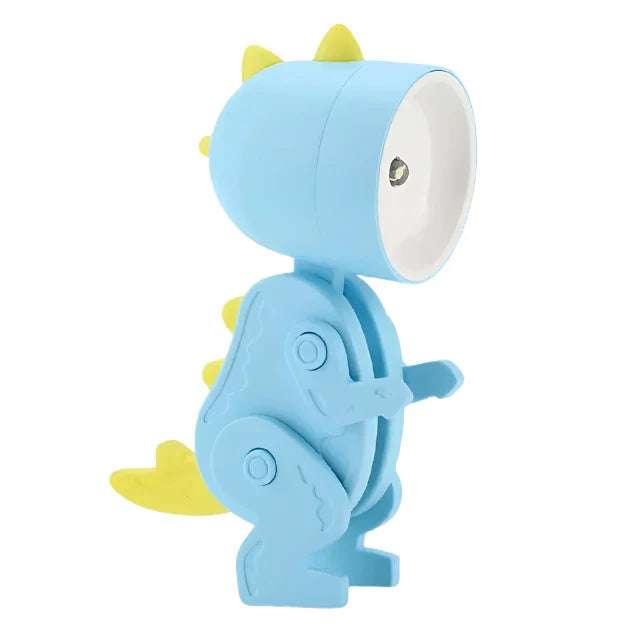 DinoGlow – Lámpara de mesa LED de dinosaurio con sombra para habitación infantil | Regulable y ajustable