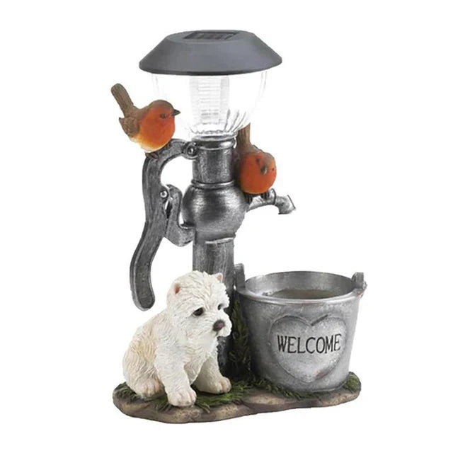 LumiPet - Solar Garden Lamp with Animal Figure – Decorative LED Outdoor Lamp for Garden and Terrace