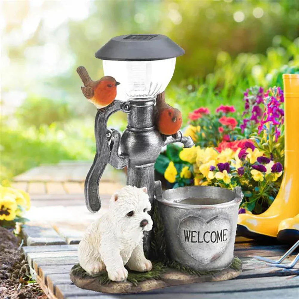 LumiPet - Solar Garden Lamp with Animal Figure – Decorative LED Outdoor Lamp for Garden and Terrace