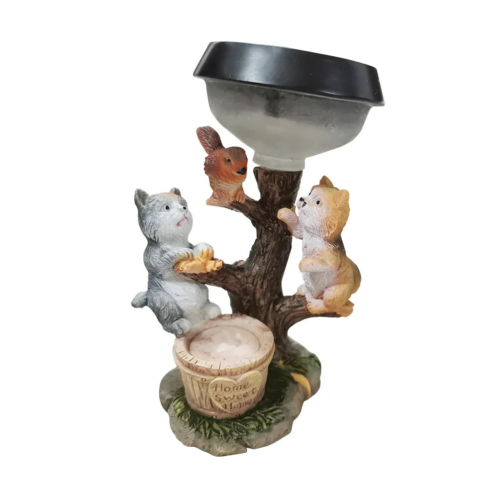 LumiPet - Solar Garden Lamp with Animal Figure – Decorative LED Outdoor Lamp for Garden and Terrace