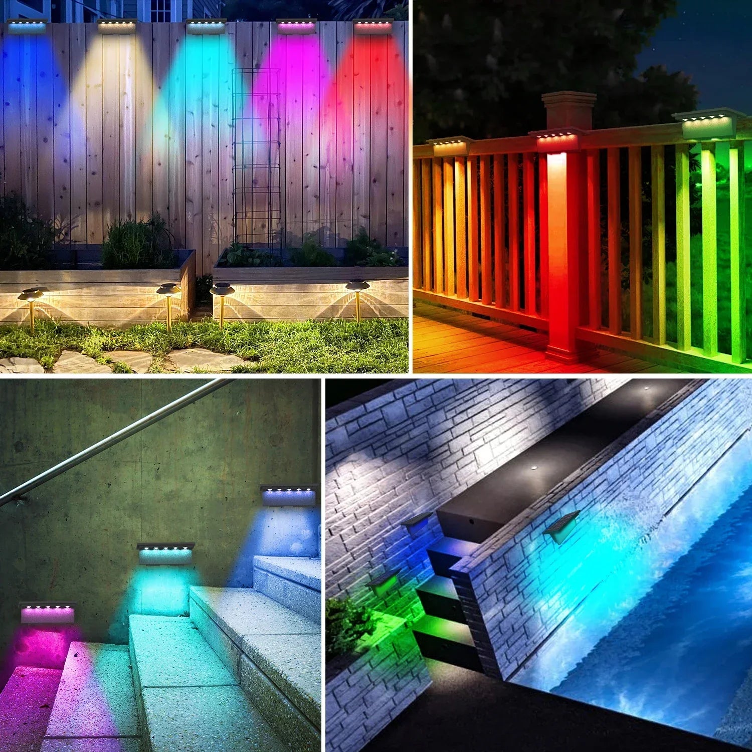 SolarGlow - Solar LED Outdoor Lighting – Energy-Efficient Landscape Lighting for Garden, Fence, and Stairs