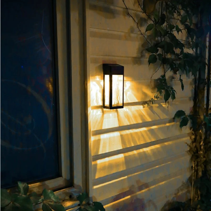 SolarLume - Solar Energy Wall Lamp Outdoor – LED Outdoor Lighting with Automatic Dusk Sensor