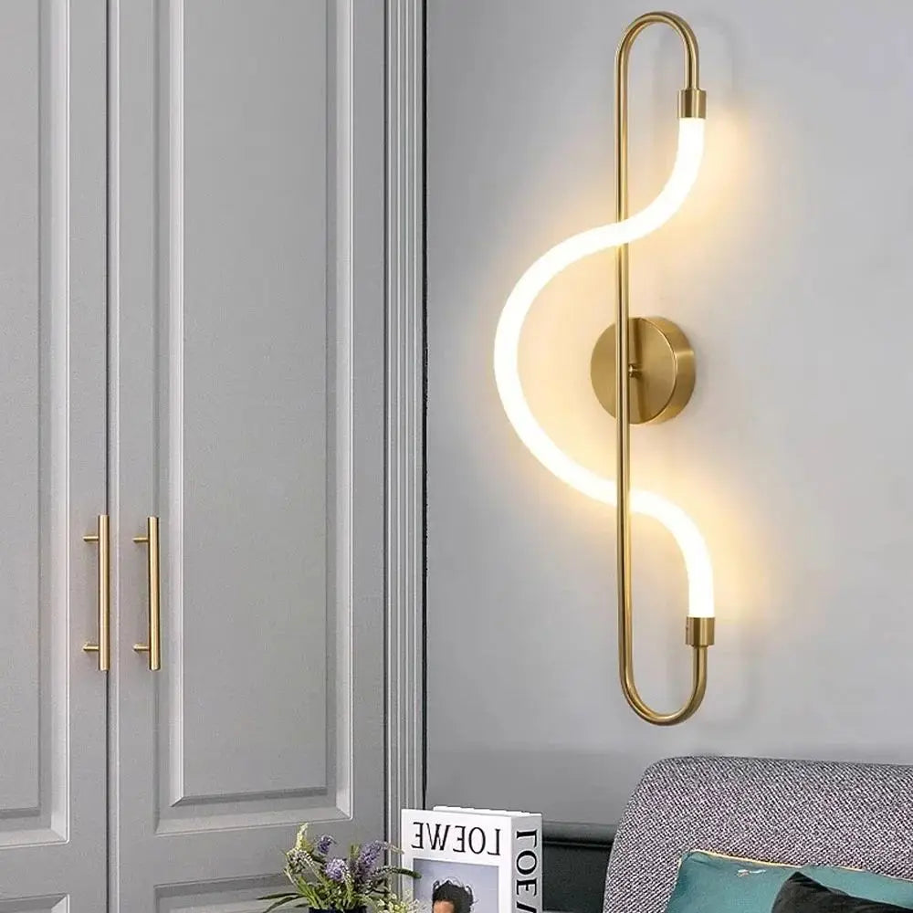 LumiForge - Lámpara de pared moderna de hierro