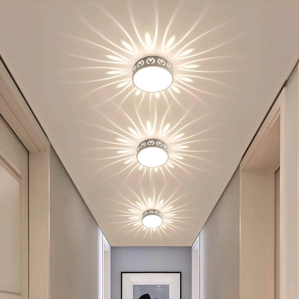 LED Ceiling Light Slim Round Design for Hallways and Balconies 0