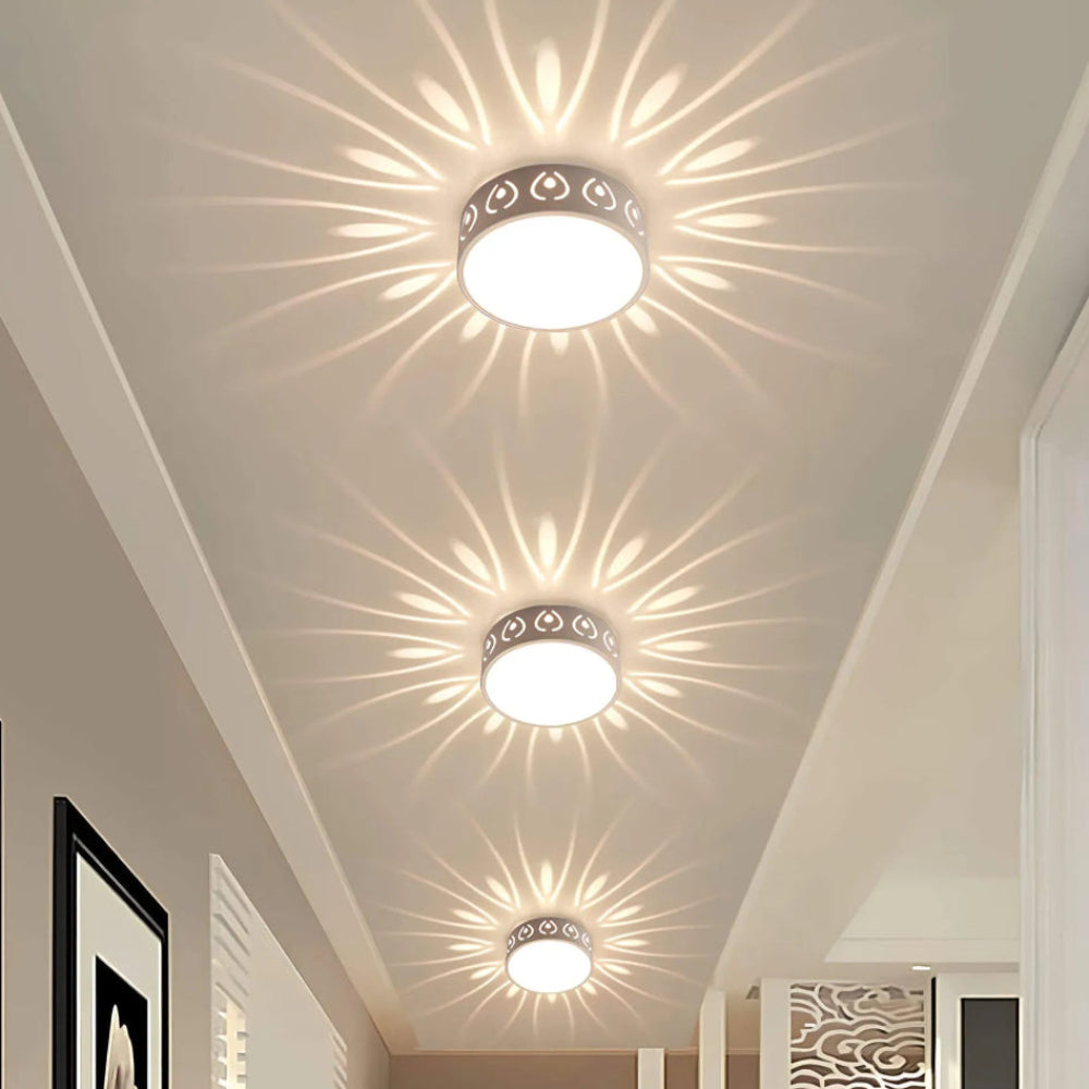 LED Ceiling Light Slim Round Design for Hallways and Balconies 2
