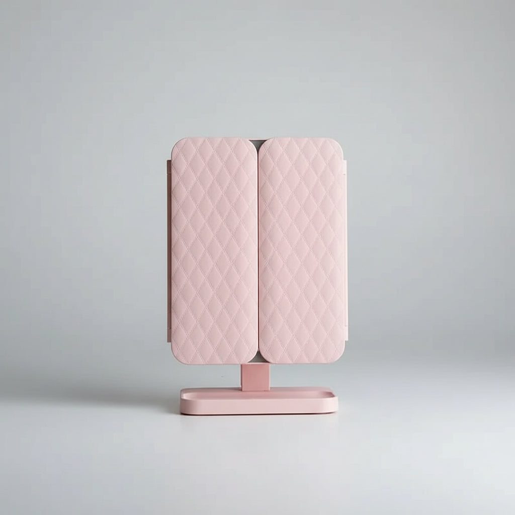 LED Makeup Mirror Triple Lighting Adjustable Magnification Portable 1