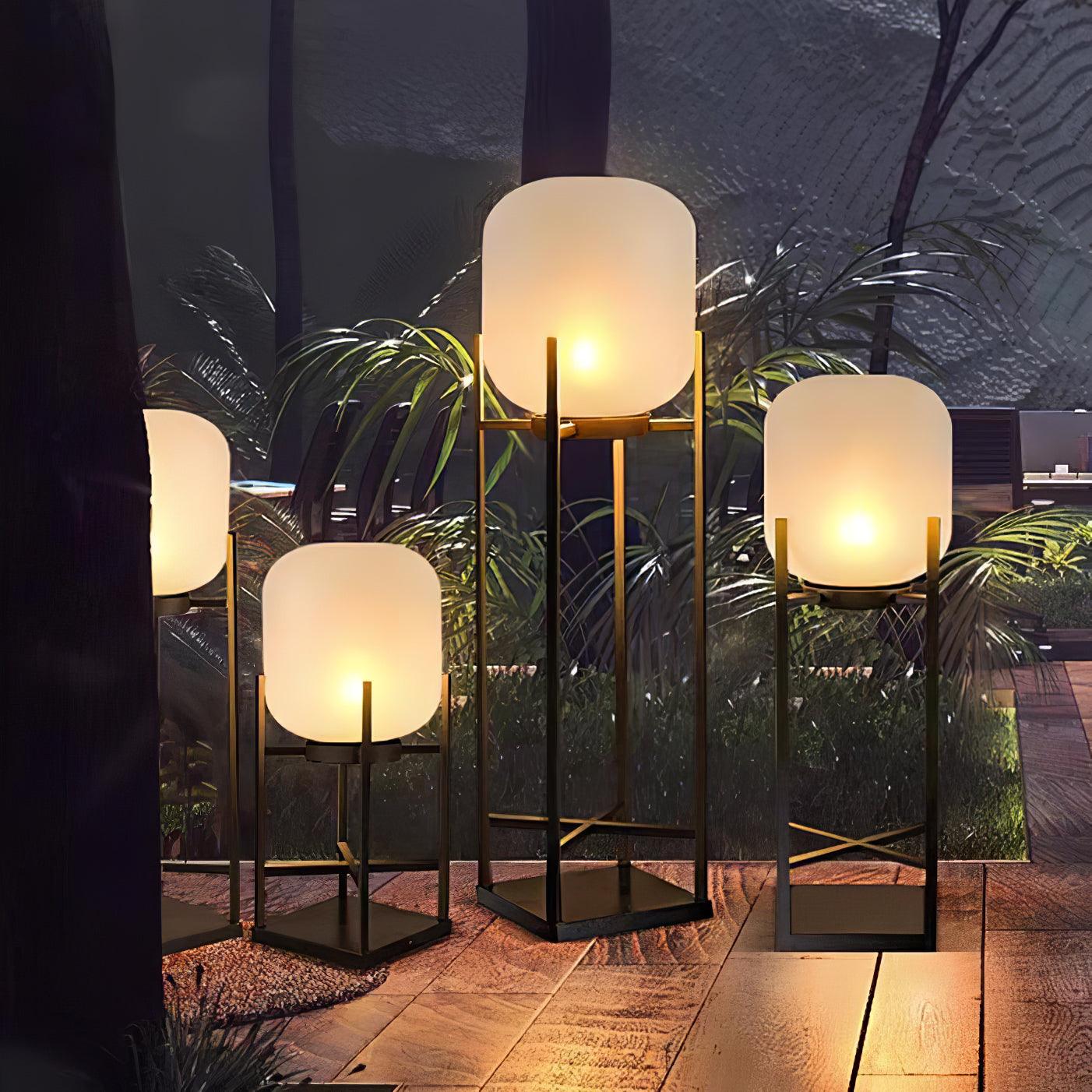 LumeStand - Solar LED Floor Lamp for Garden and Terrace
