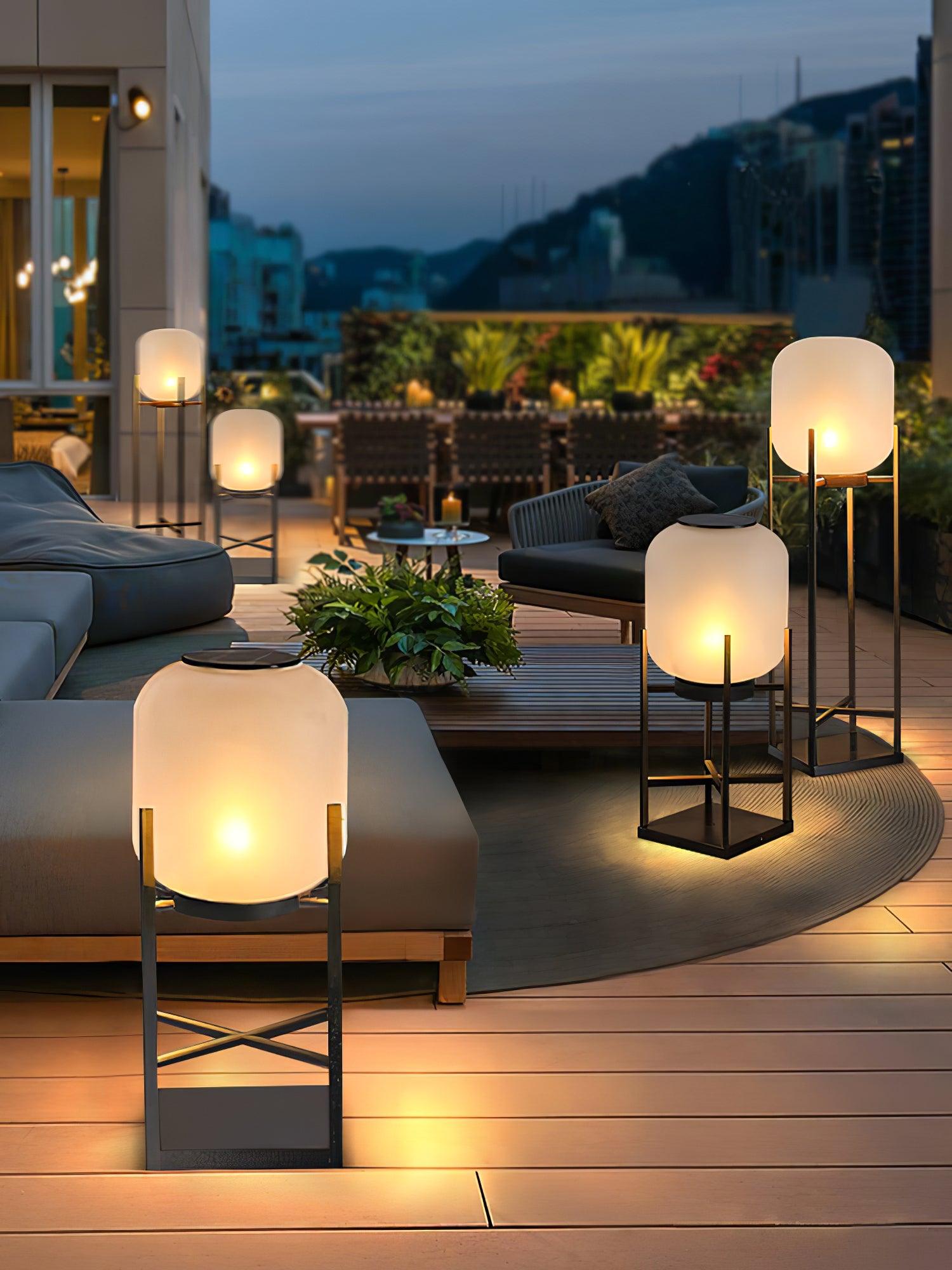 LumeStand - Solar LED Floor Lamp for Garden and Terrace
