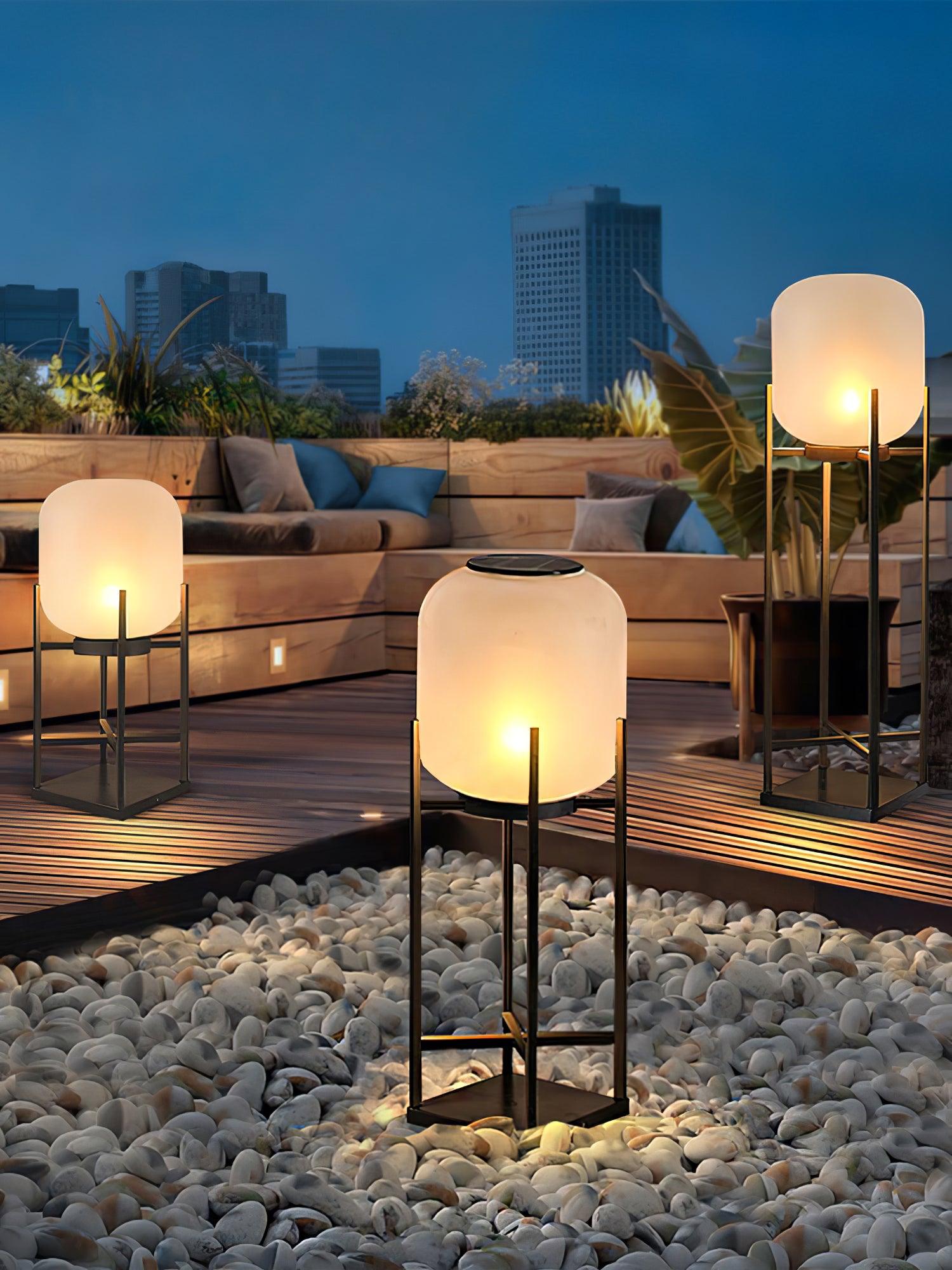 LumeStand - Solar LED Floor Lamp for Garden and Terrace