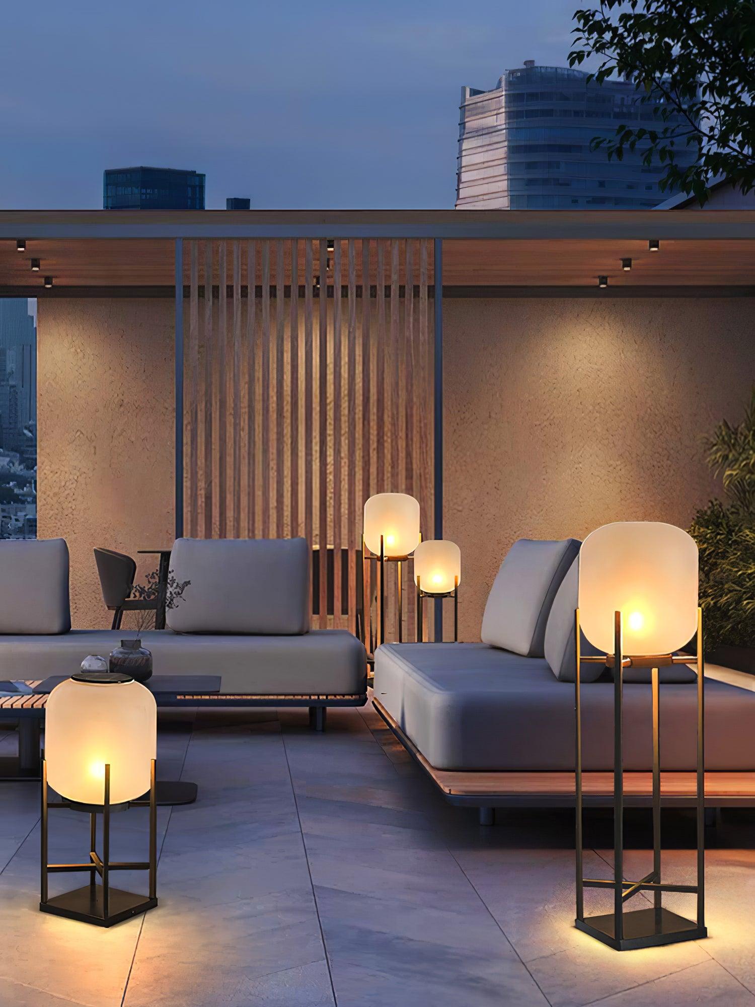 LumeStand - Solar LED Floor Lamp for Garden and Terrace