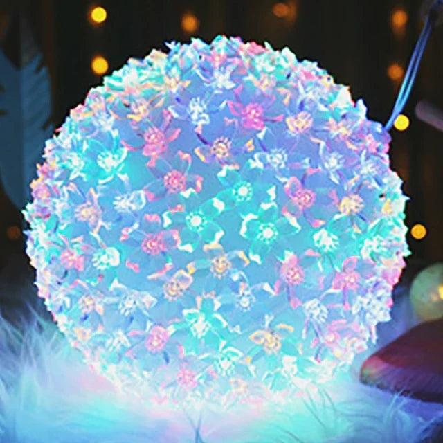 LumiBlossom – Solar Cherry Blossom String Lights for Garden – Romantic LED Outdoor Decoration