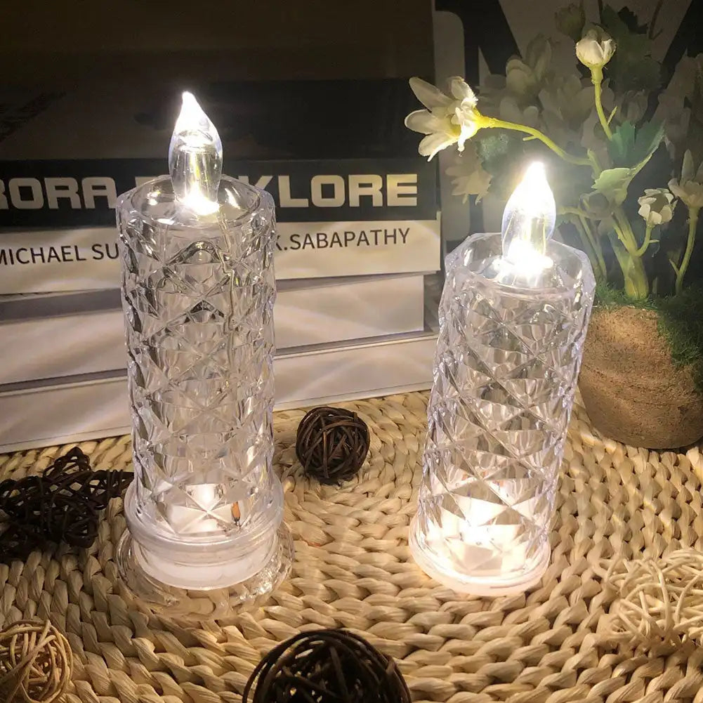 LuxeLicht - LED Diamant Nachtlampje voor Sfeerverlichting in Slaapkamer & Woonkamer