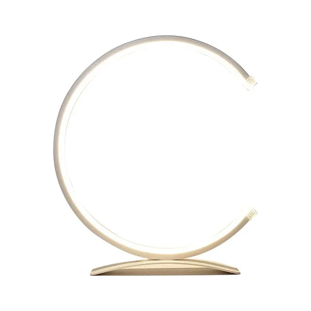 LumiArc - Lámpara de mesa LED moderna con control táctil | Regulable y eficiente energéticamente