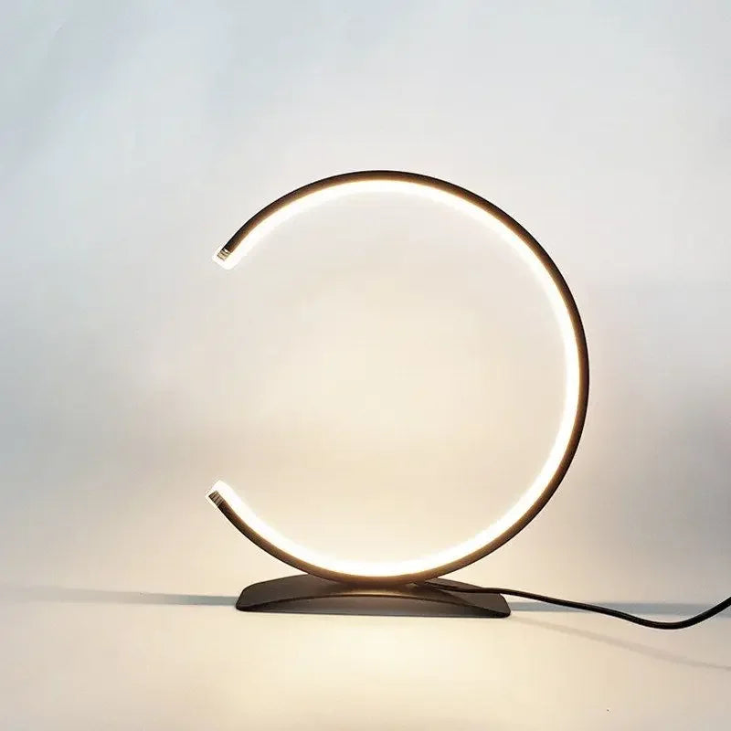 LumiArc - Lámpara de mesa LED moderna con control táctil | Regulable y eficiente energéticamente