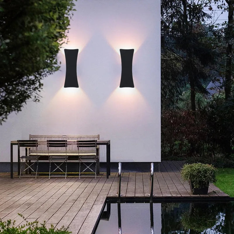 LumiEdge – Minimalist LED Outdoor Wall Lamp, Weather-Resistant Modern Lighting for Patio & Garden