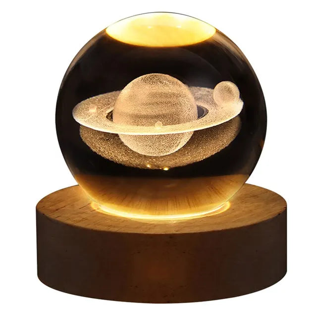 GalaxyGlow - Solar System Table Lamp – LED Lighting with Planet Design