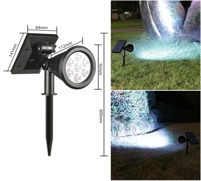 SolarGlow - Solar LED Garden Spot for Path Lighting – Slim, Weatherproof & Energy Efficient