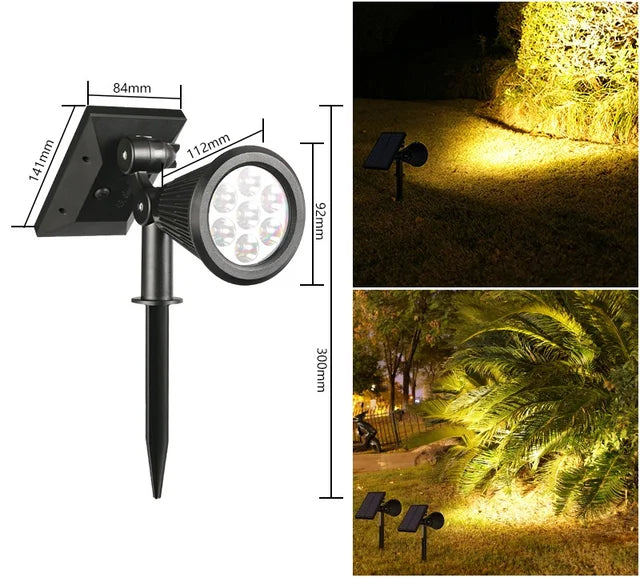 SolarGlow - Solar LED Garden Spot for Path Lighting – Slim, Weatherproof & Energy Efficient
