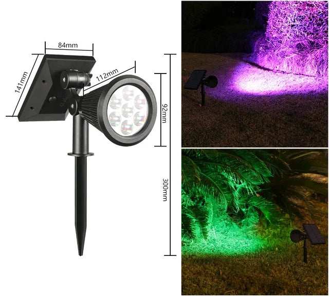 SolarGlow - Solar LED Garden Spot for Path Lighting – Slim, Weatherproof & Energy Efficient