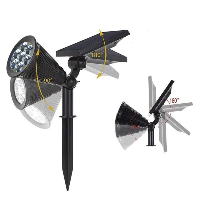 SolarGlow - Solar LED Garden Spot for Path Lighting – Slim, Weatherproof & Energy Efficient