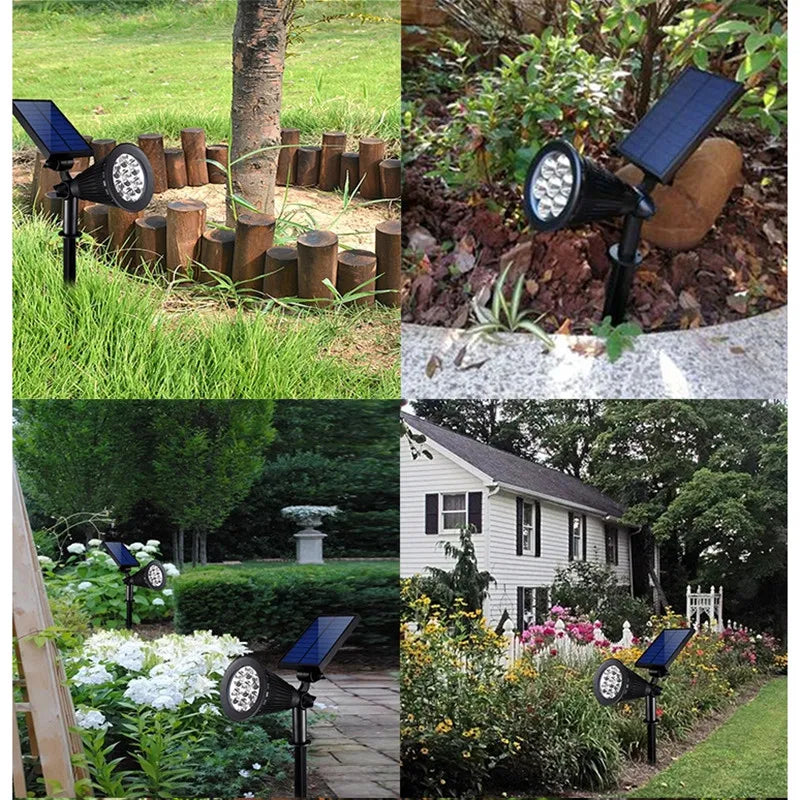 SolarGlow - Solar LED Garden Spot for Path Lighting – Slim, Weatherproof & Energy Efficient
