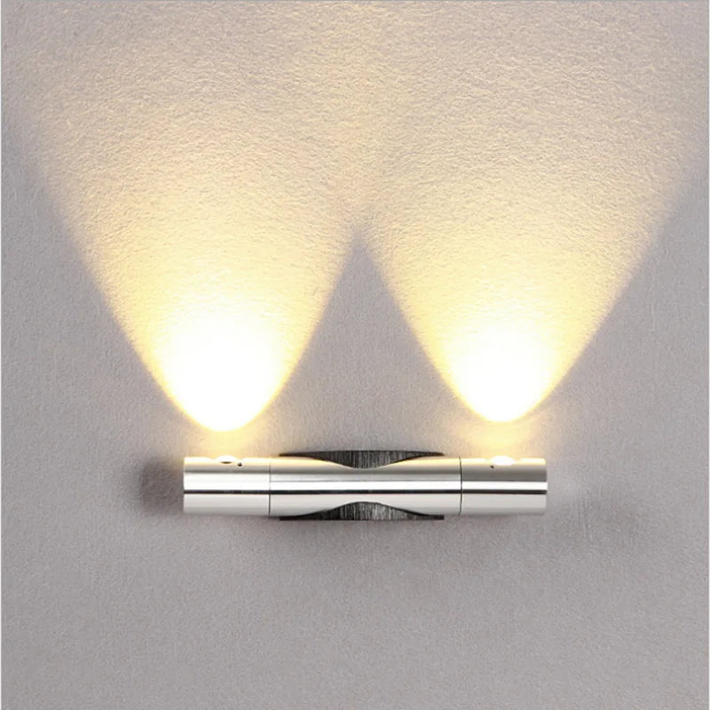 DuoGlow – Dubbele LED Wandlamp Met Verstelbare Spotlights