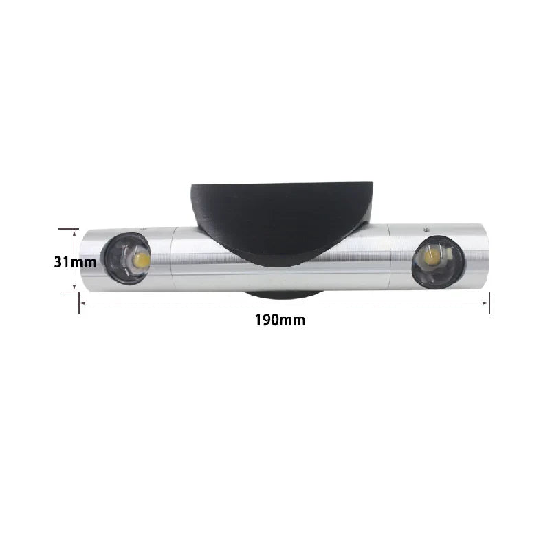 DuoGlow – Dubbele LED Wandlamp Met Verstelbare Spotlights