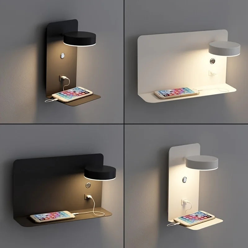 LumiSleek - Lámpara de pared minimalista con iluminación elegante