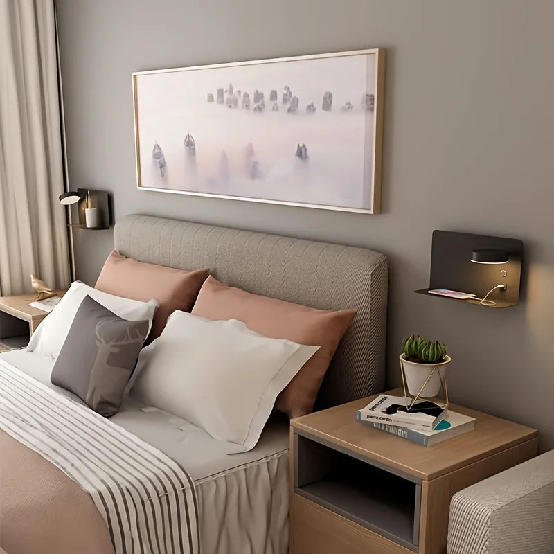 LumiSleek - Lámpara de pared minimalista con iluminación elegante
