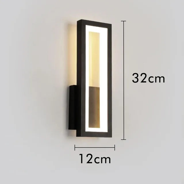 LumiGlow - Lámpara de pared LED moderna | Iluminación interior elegante