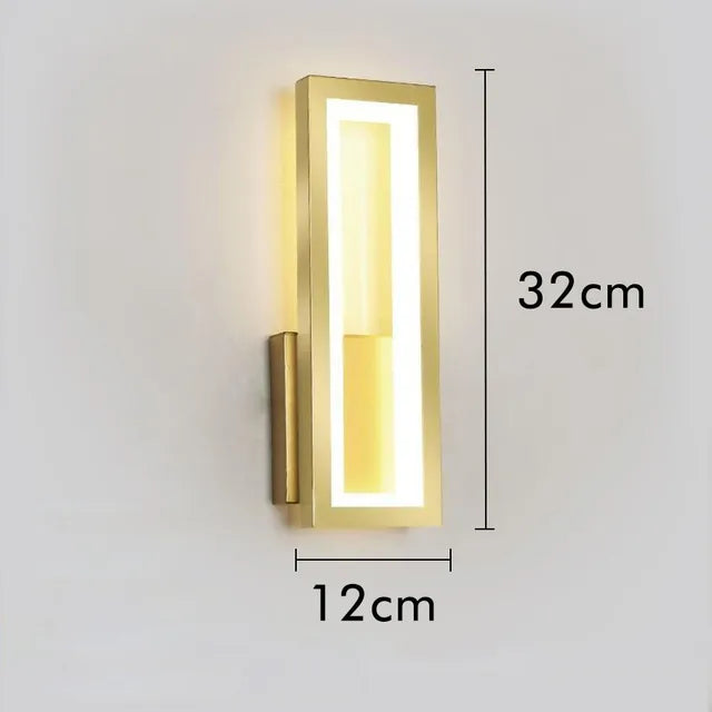 LumiGlow - Lámpara de pared LED moderna | Iluminación interior elegante