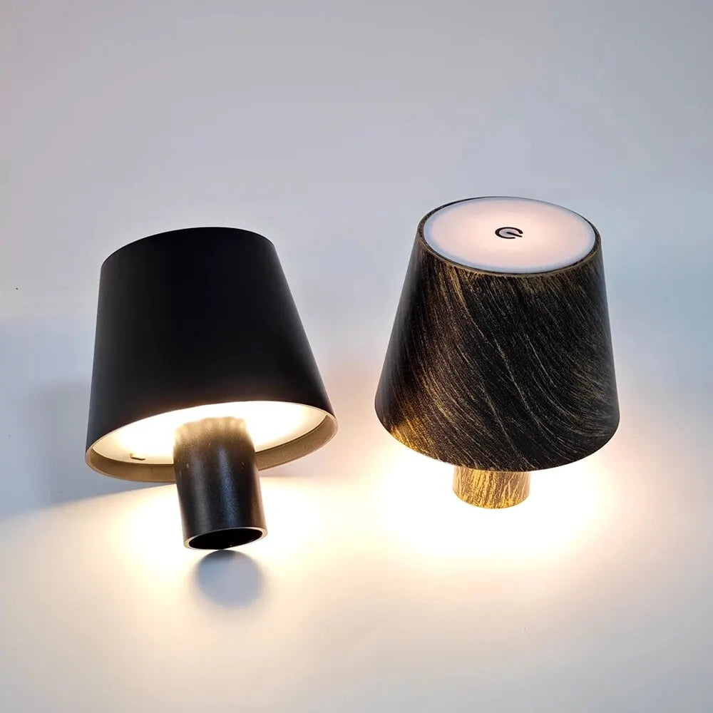 BottleGlow - Lámpara de mesa LED para botellas de vino, regulable y inalámbrica