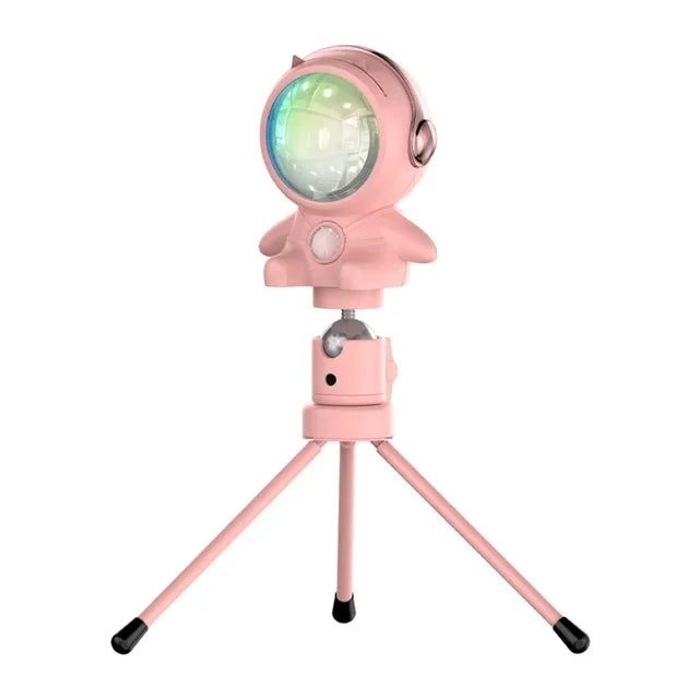AstroGlow - Zonsondergang LED Projectorlamp met Astronaut Design – Sfeervolle Verlichting