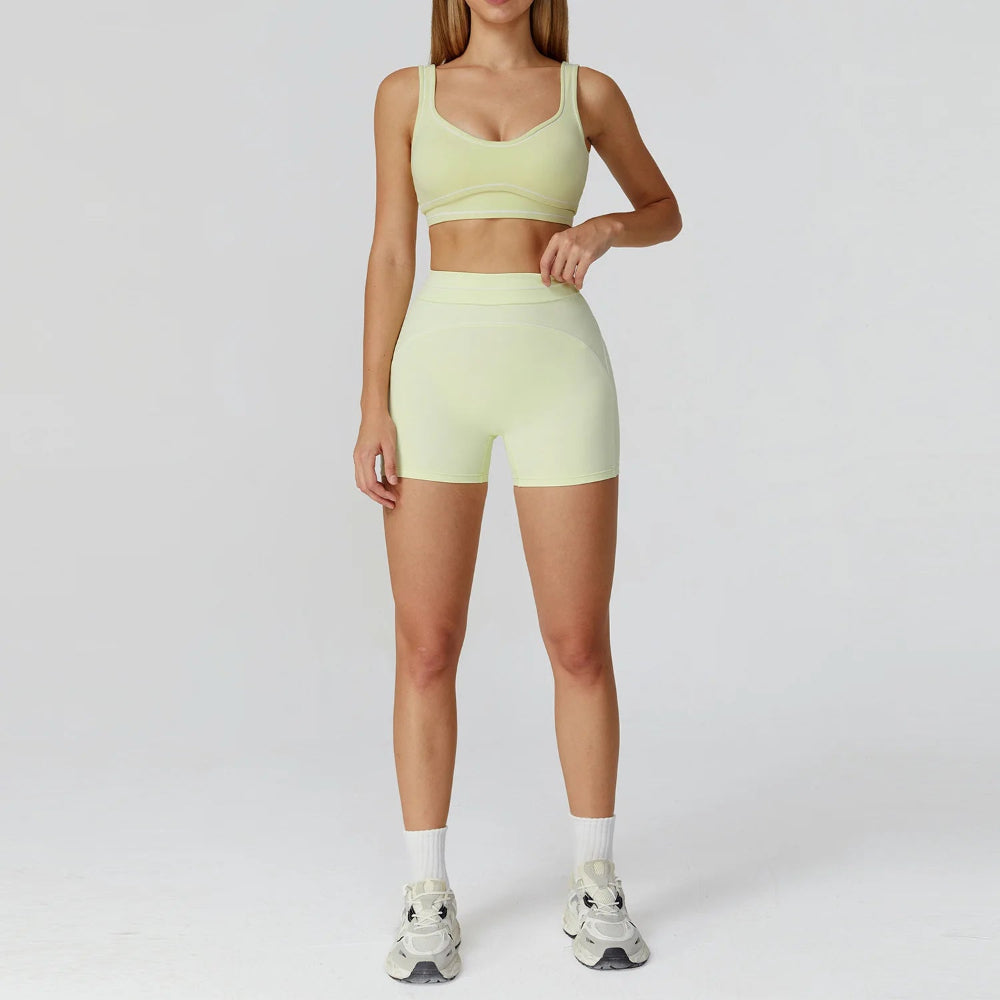 Yoga Set Vrouwen Fitness Set Sportbeha Hoge Taille Leggings