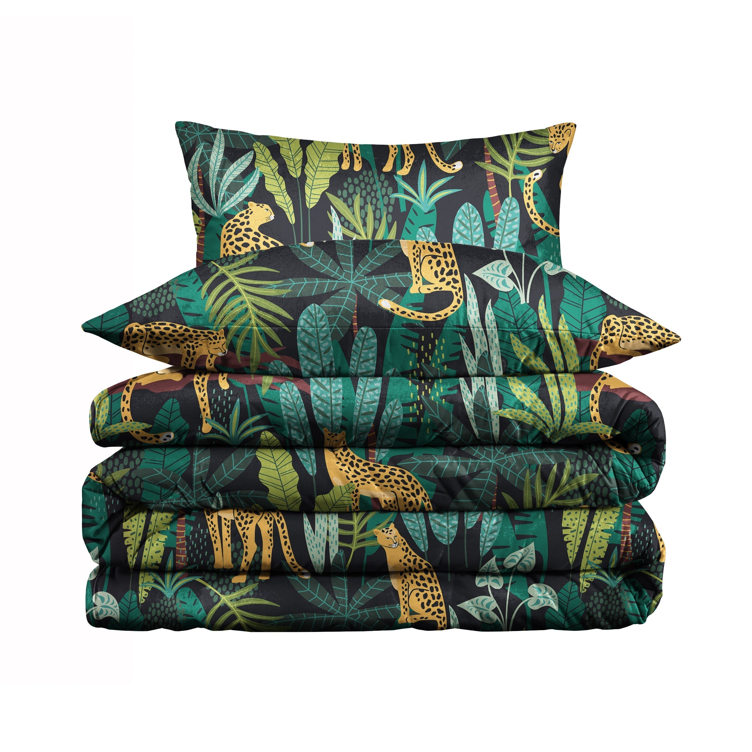 Leopard Safari Duvet Cover Set (Egyptian Cotton)