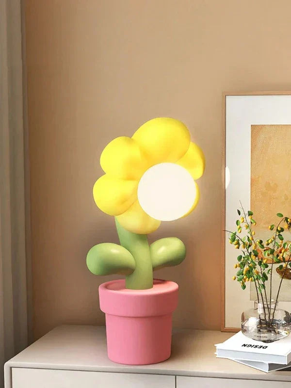 BloomGlow - LED Bloem Tafellamp – Decoratieve Verlichte Bloem voor Slaapkamer en Woonkamer