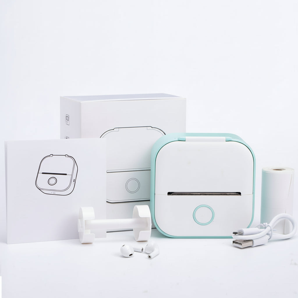 Draagbare Thermische Printer Zonder Inkt Fotos Stickers