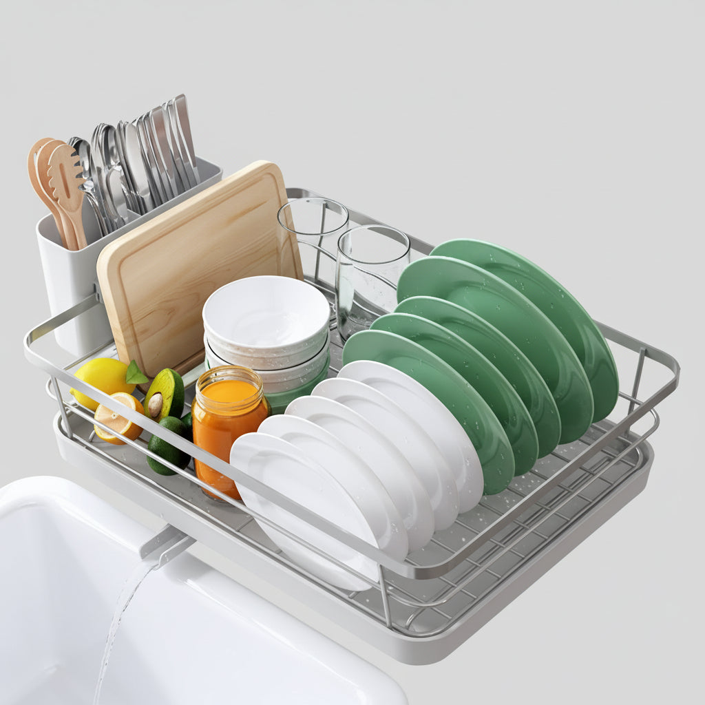 Afwasrek Afvoerplank Compact Roestvrij Staal Keuken