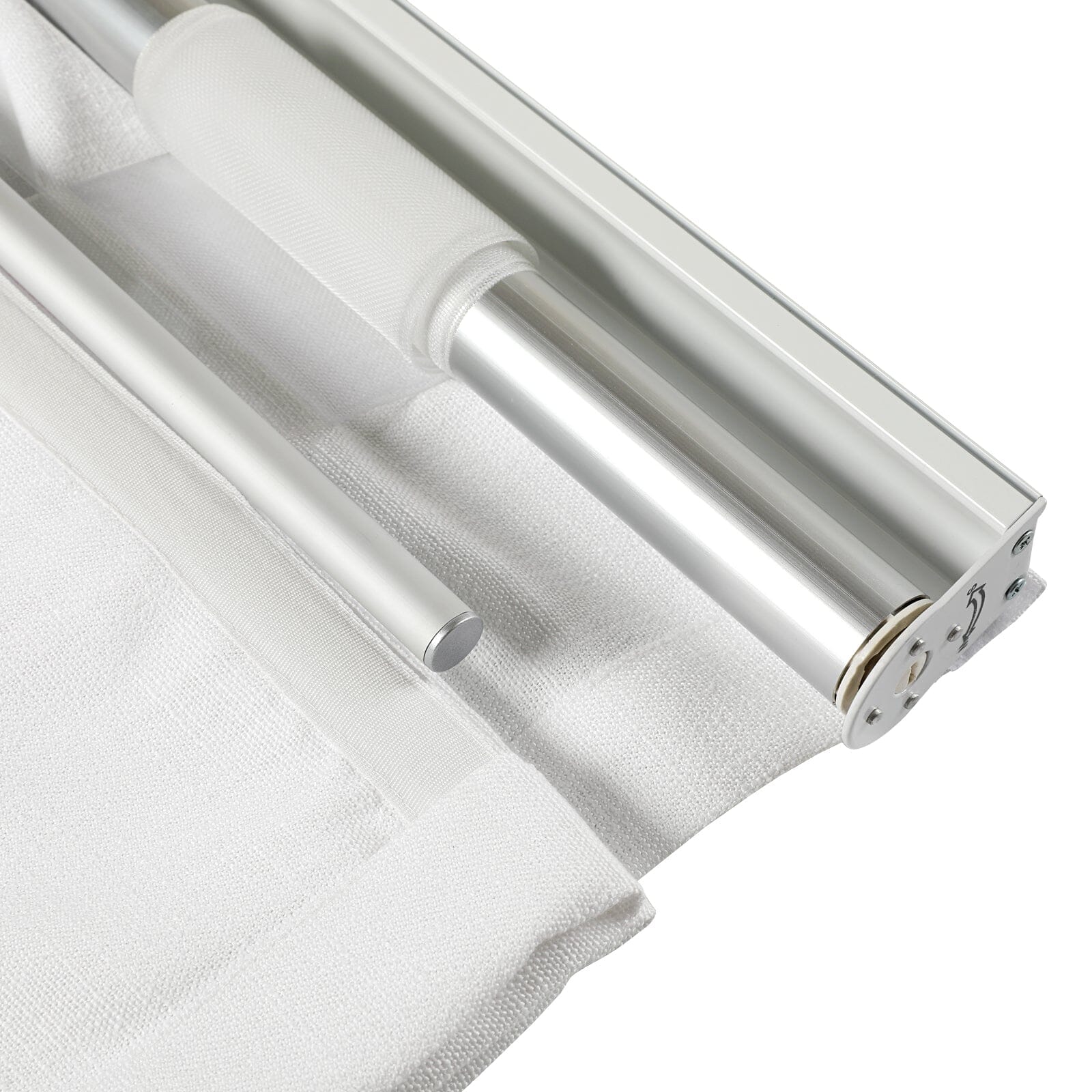 Loomy Linnen Vouwgordijn zonder Koord