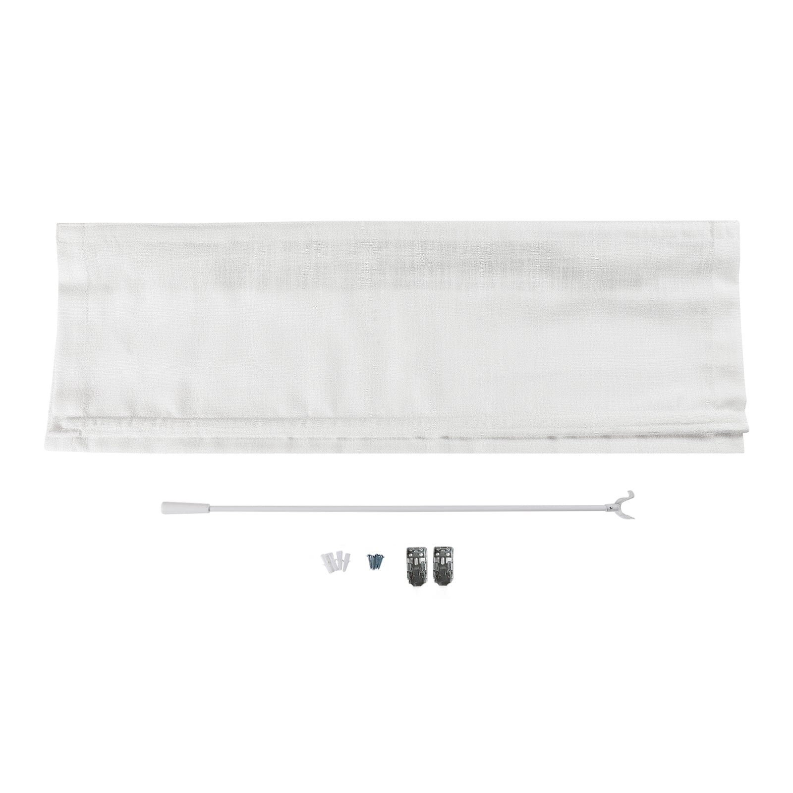 Loomy Linnen Vouwgordijn zonder Koord