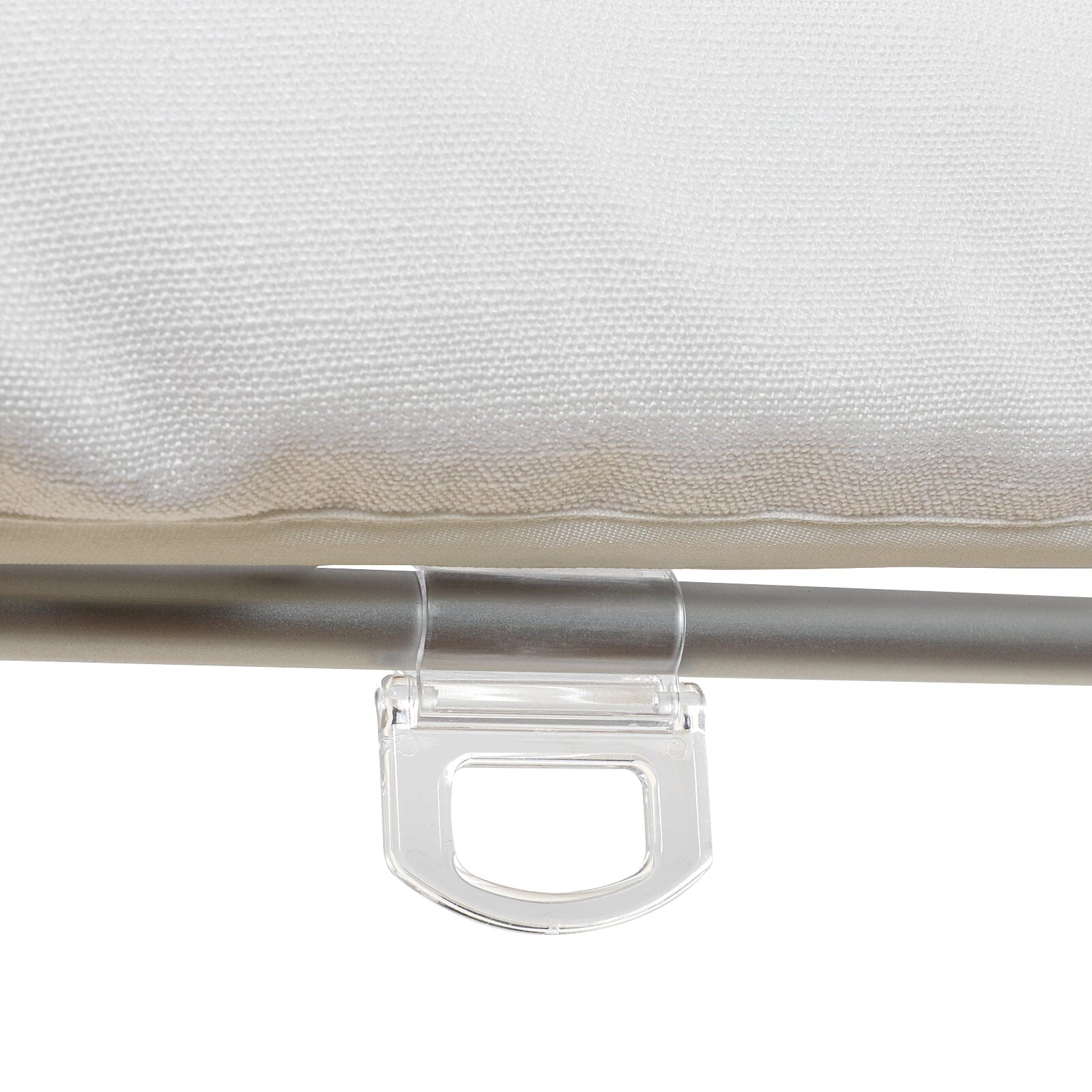 Loomy Linnen Vouwgordijn zonder Koord