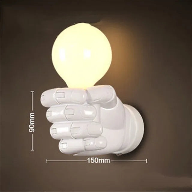 IndustrialGlow - Lámpara de pared en estilo industrial de metal – Lámpara LED vintage