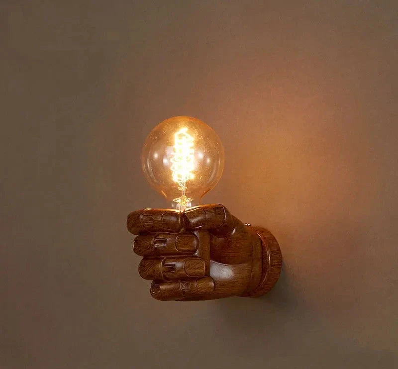 IndustrialGlow - Lámpara de pared en estilo industrial de metal – Lámpara LED vintage