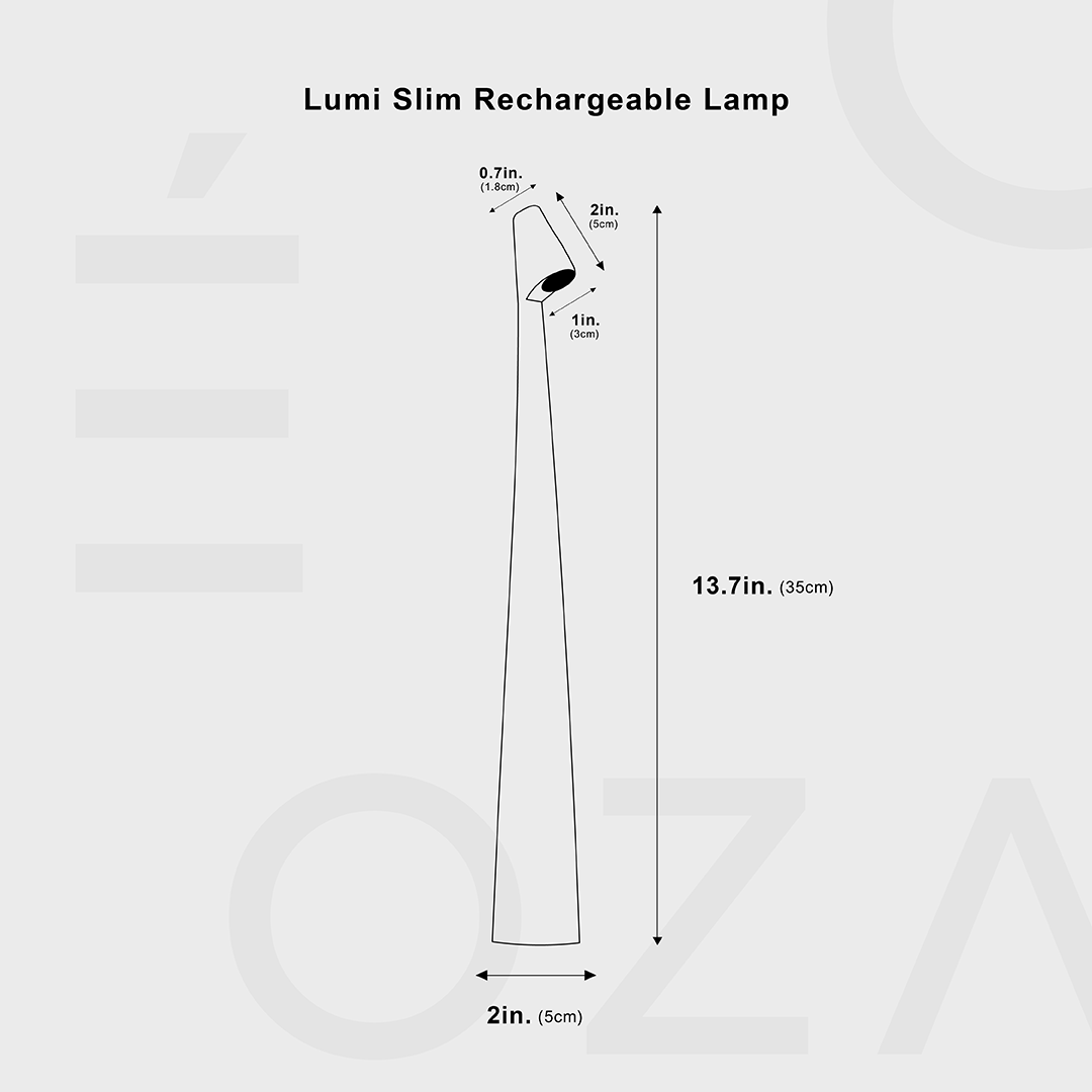 Lámpara Recargable Slim Lumi