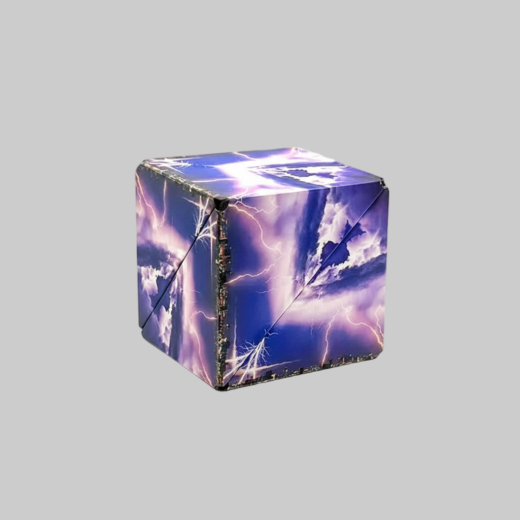 Magnetic Puzzle Cube Transforming Toy for Creative Play and Learning 12