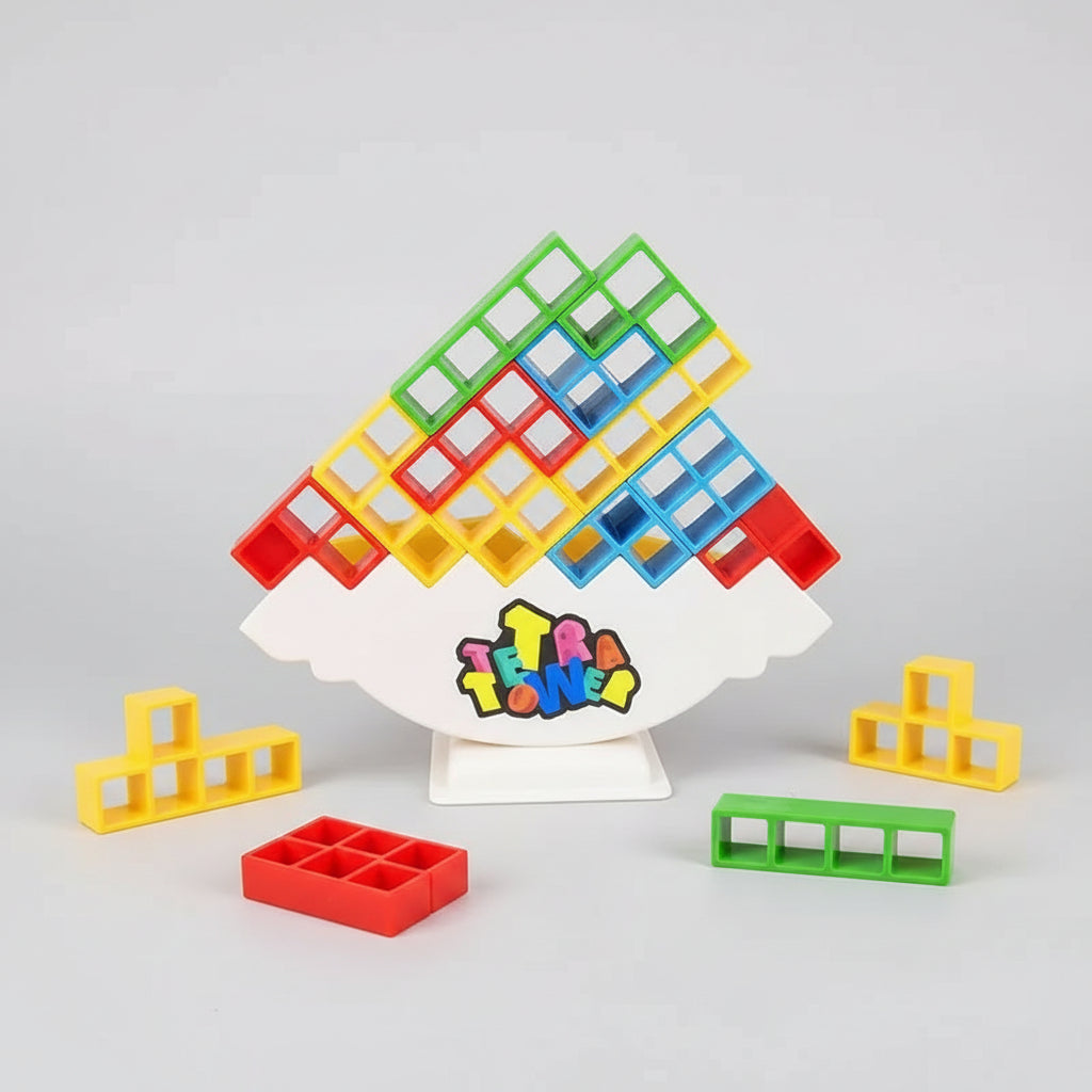 Magnetic Stacking Tower Game for Kids Educational Fun Balance Toy 1