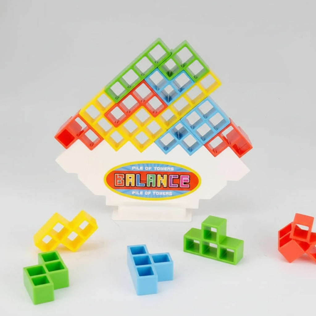 Magnetic Stacking Tower Game for Kids Educational Fun Balance Toy 8