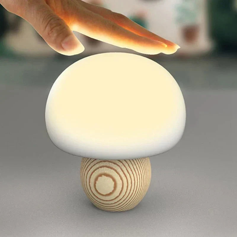 GlowShroom - Magnetische LED Paddenstoel Tafellamp met Touch Bediening